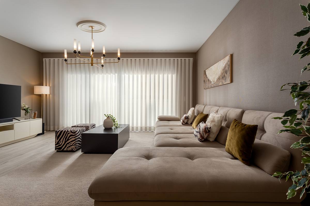 Fotografia de no Apartamento Montijo, destacando a decora&ccedil;&atilde;o com Estilo Africano.