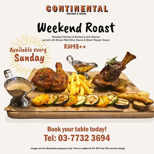 Weekend Roast - Available every Sunday