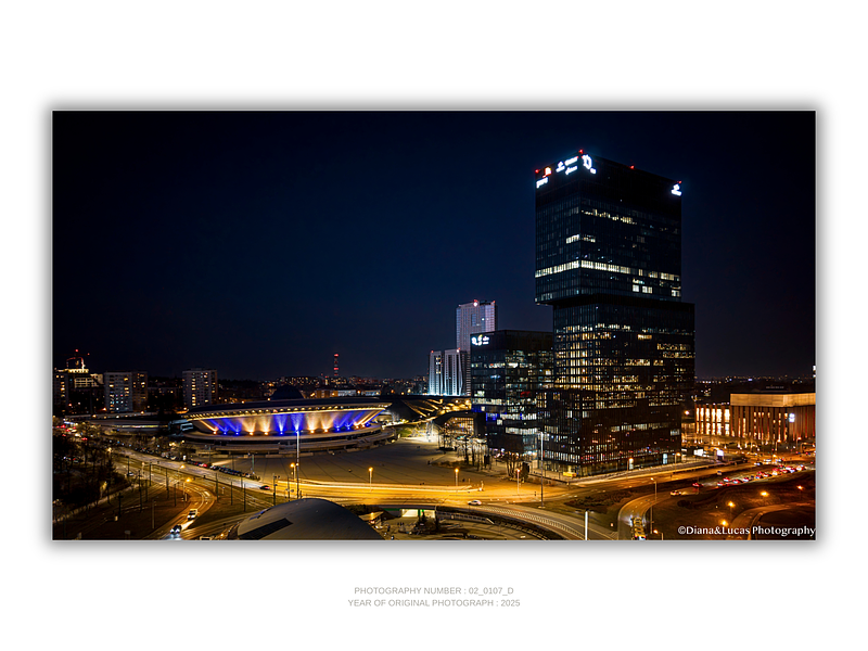 THE ONE - AERIAL PRINTS -  "Blue Hour City" - LIMITED EDITION 5 of 5