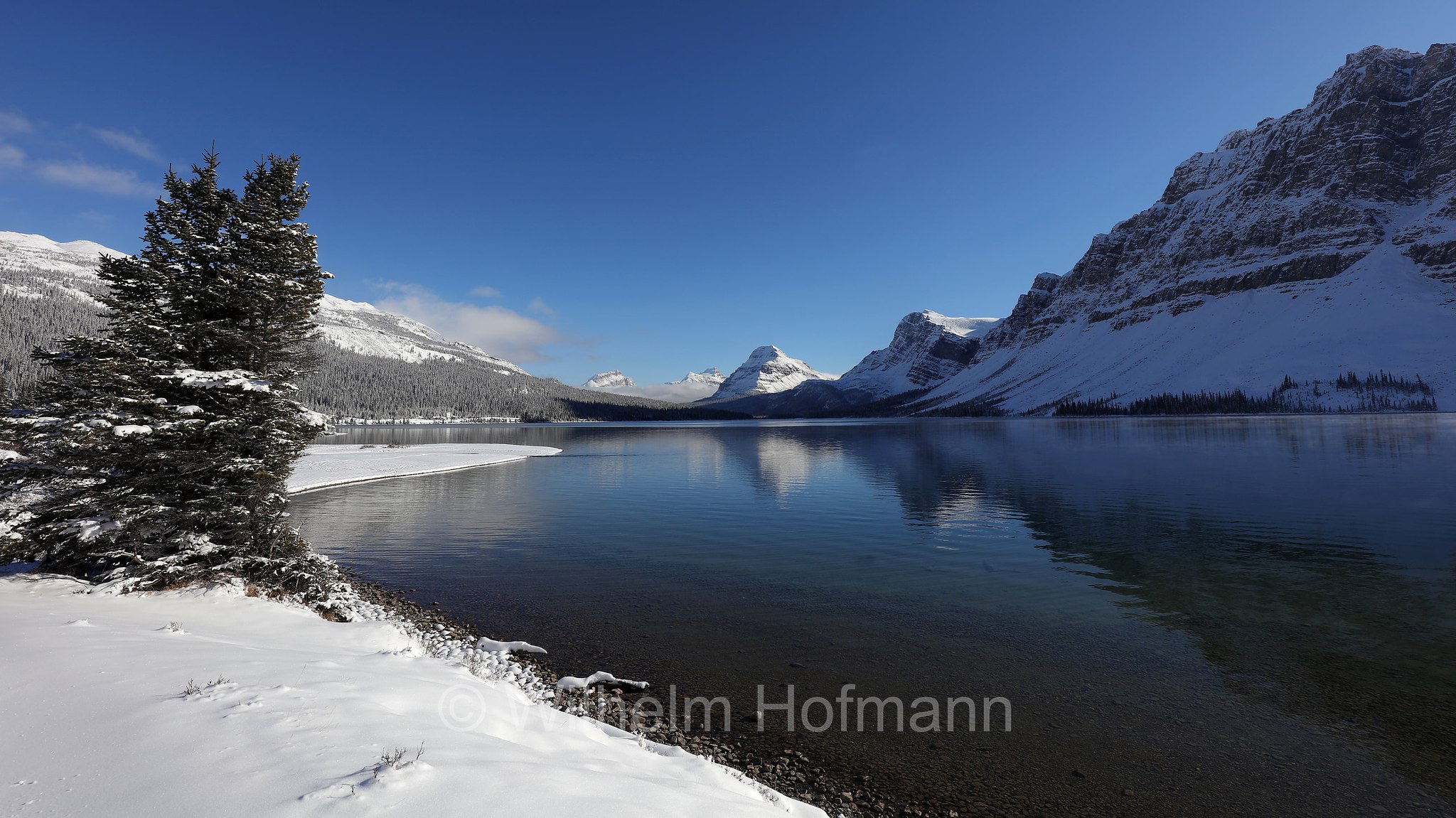 Bow Lake, Banff National Park, Banff-Nationalpark, Parco nazionale Banff, Alberta, Canada, Kanada