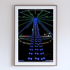 COLLECTION - URBAN GEOMETRY VERTICAL - "Neon Wheel" - LIMITED EDITION 10 of 10