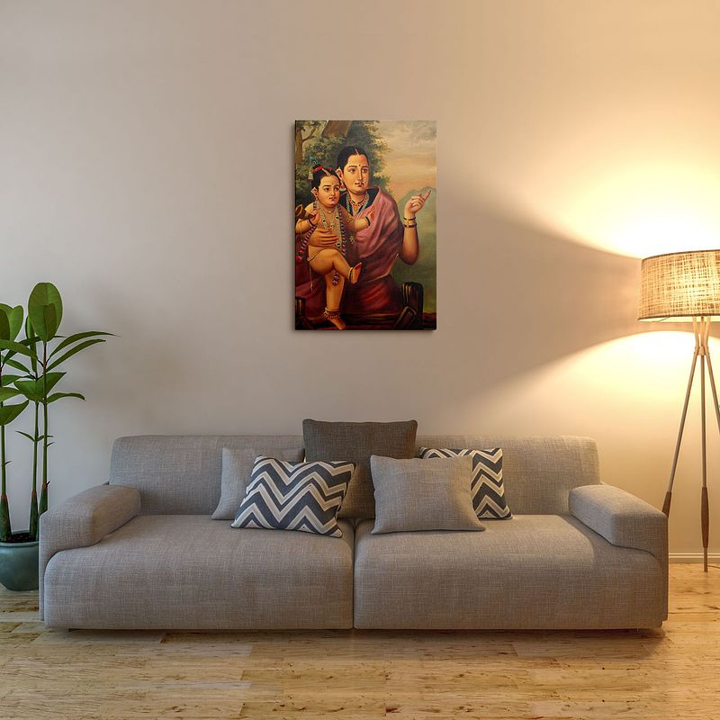 Littile Krishna & Yasoda-Raja Ravi Verma