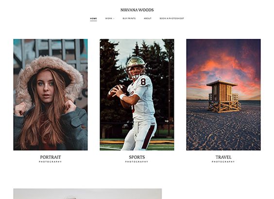Sports photography websites built on Pixpa