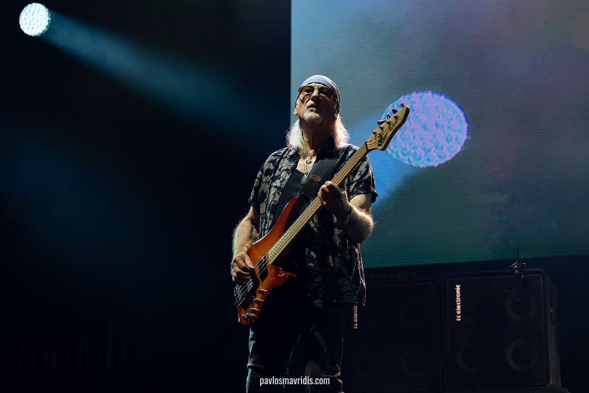 Deep Purple performing live at Telekom Center, Athens 2026. Concert photos by Pavlos Mavridis.