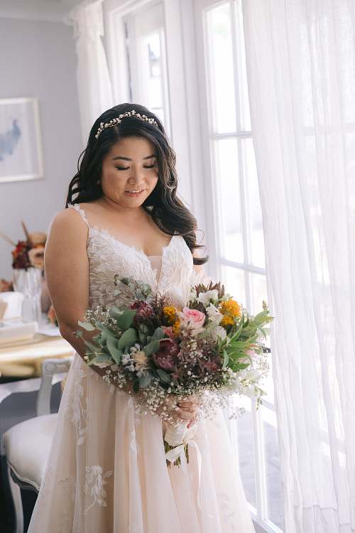Bride Getting Ready