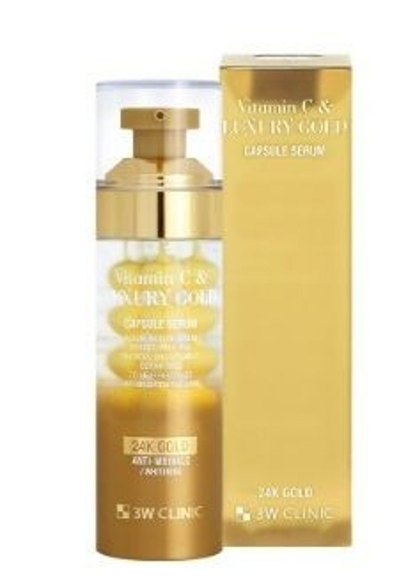 3W CLINIC VITAMIN C & LUXURY GOLD CAPSULE SERUM 56gm