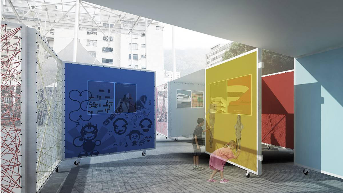 render exterior espacio publico participativo miraflores