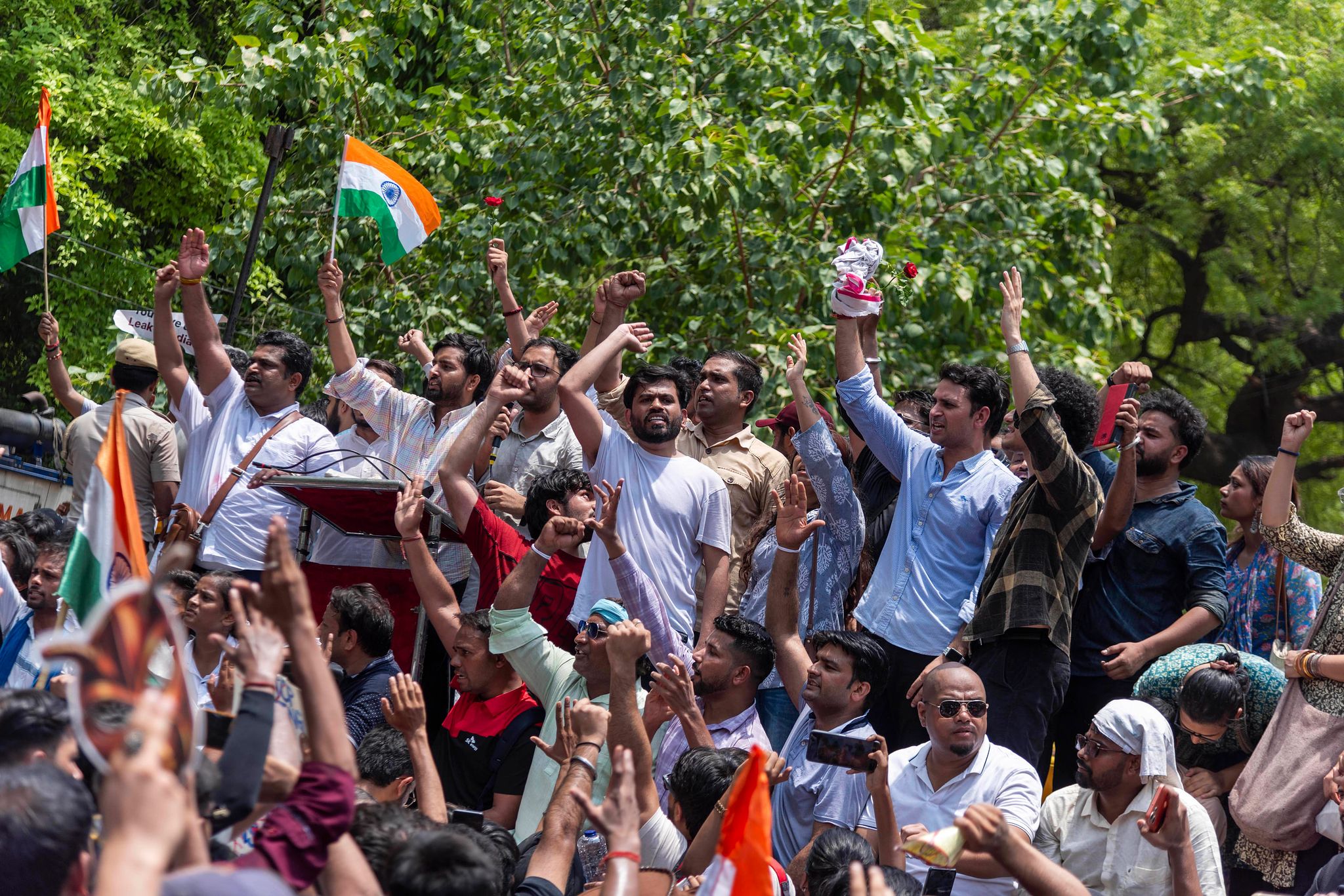 Cockroach Janta Party (CJP) protest in Delhi