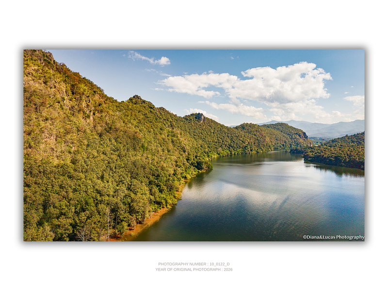 COLLECTION - FROM ABOVE HORIZONTAL - "Between the Hills" - LIMITED EDITION 10 of 10