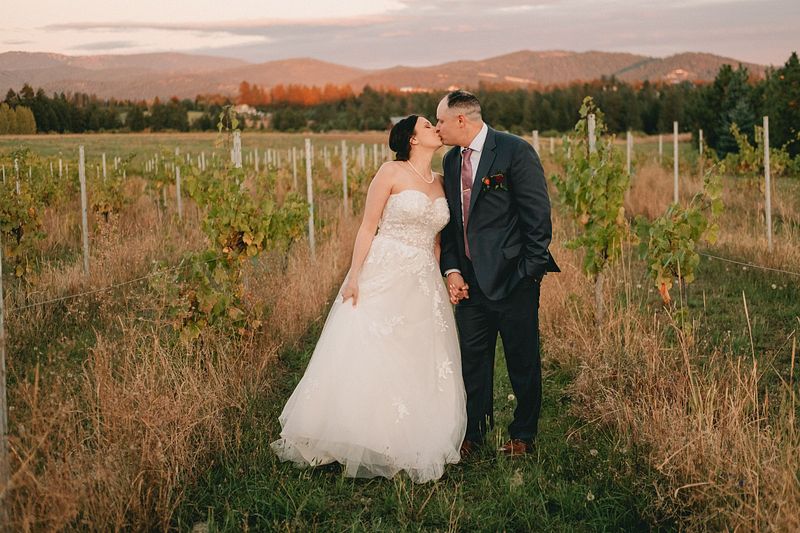 Beautiful Trezzi Farm Winery Wedding: Spokane Washington Wedding