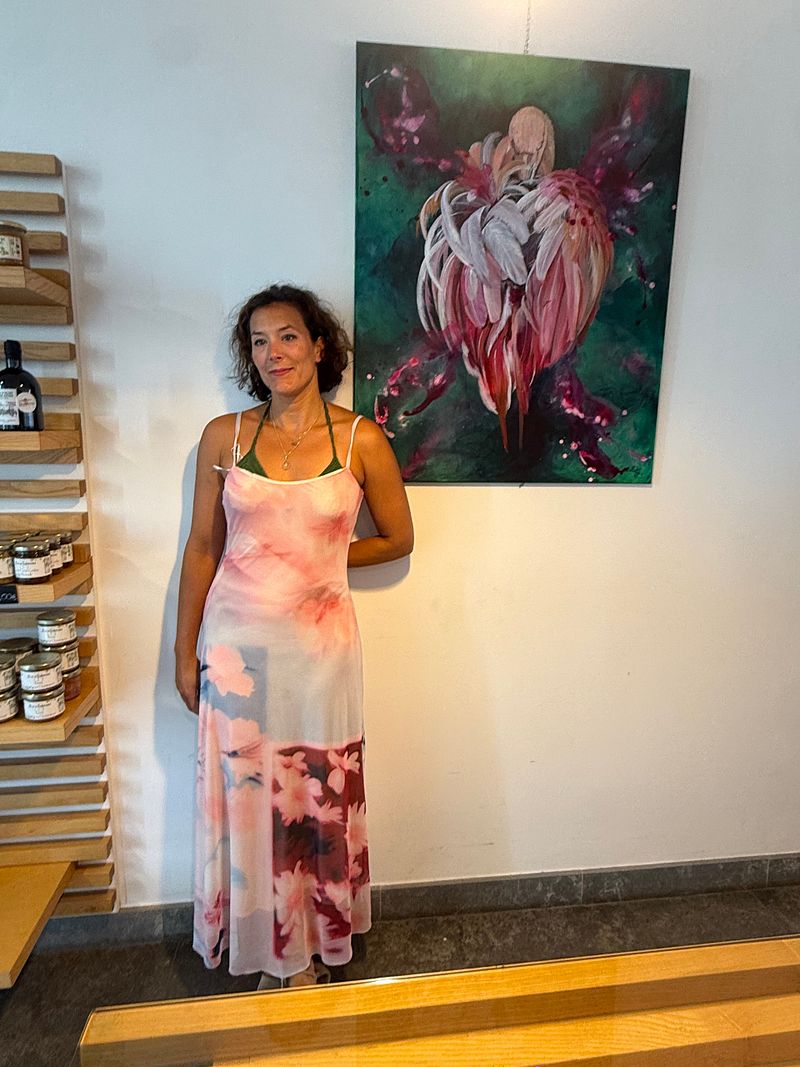 Flamingo Love - This painting is in France
