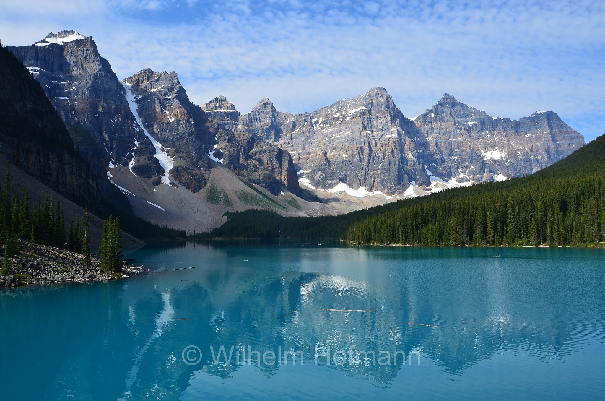 Moraine Lake, Valley of the Ten Peaks, lago Moraine, Banff National Park, Banff-Nationalpark, Parco nazionale Banff, Alberta, Canada, Kanada