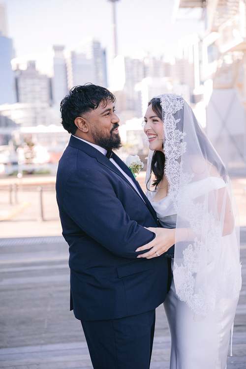 Bride and Groom's First Look