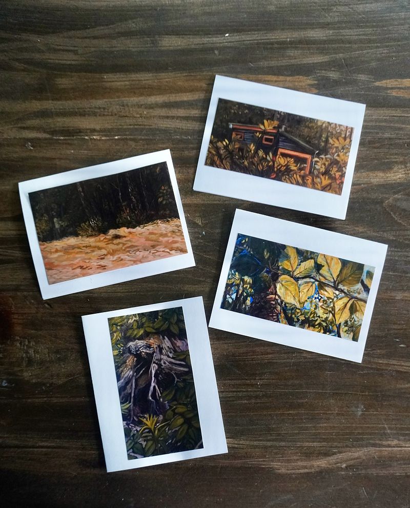 1summer painting series: Card Set of 4