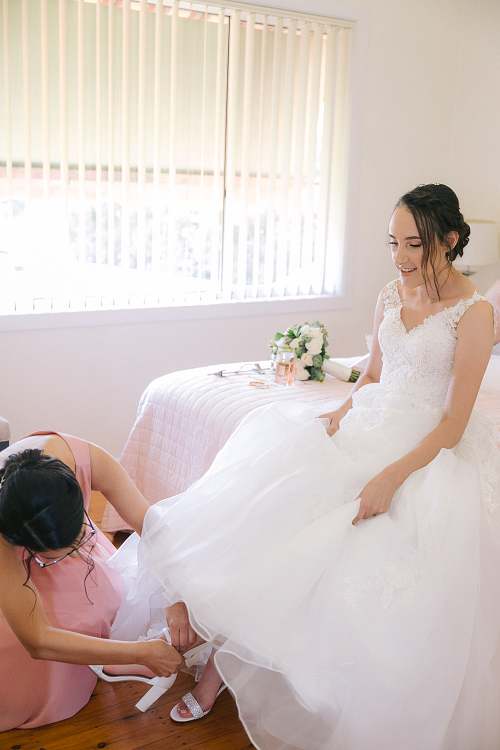 Bride Getting Ready