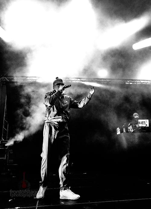 Die deutsche Rap-Band TIEFBASSKOMMANDO auf dem 25. Campus Open Air in Wismar 2025.