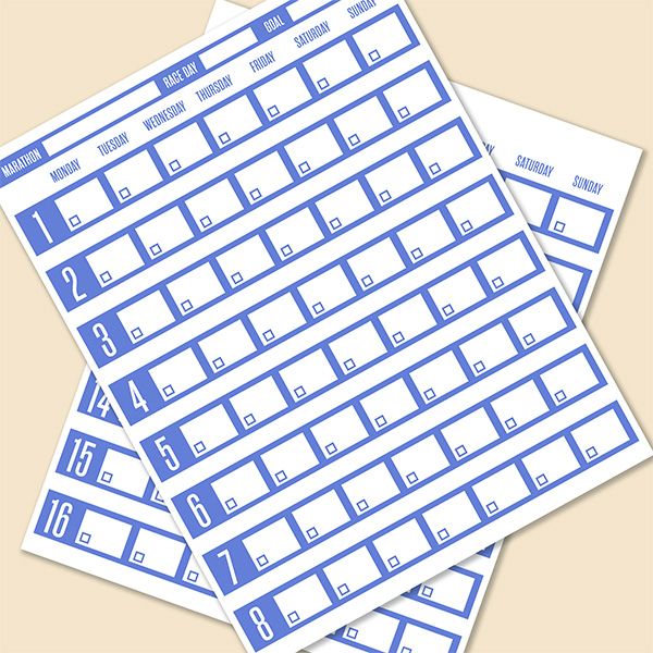 Marathon Blotter | Frances Krutsky Design