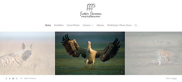 Sudhir Shivaram Portfolio Website Examples