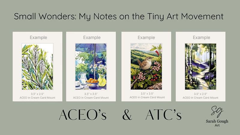Small Wonders: My Notes on the Tiny Art Movement (ACEOs & ATCs)