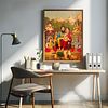 Mahadev Parvati – A Divine Family Portrait by Raja Ravi Varma